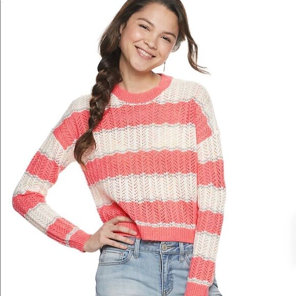 SO Junior Medium Drop Shoulder Pullover Sweater - Picture 2 of 4